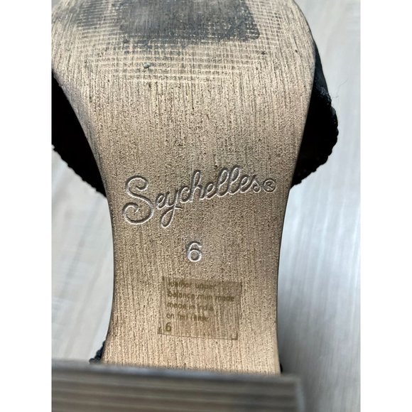 Seychelles Party Up Leather Ankle Mules 6 - Picture 12 of 12